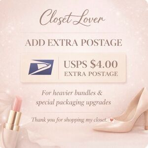 USPS Extra Postage Label